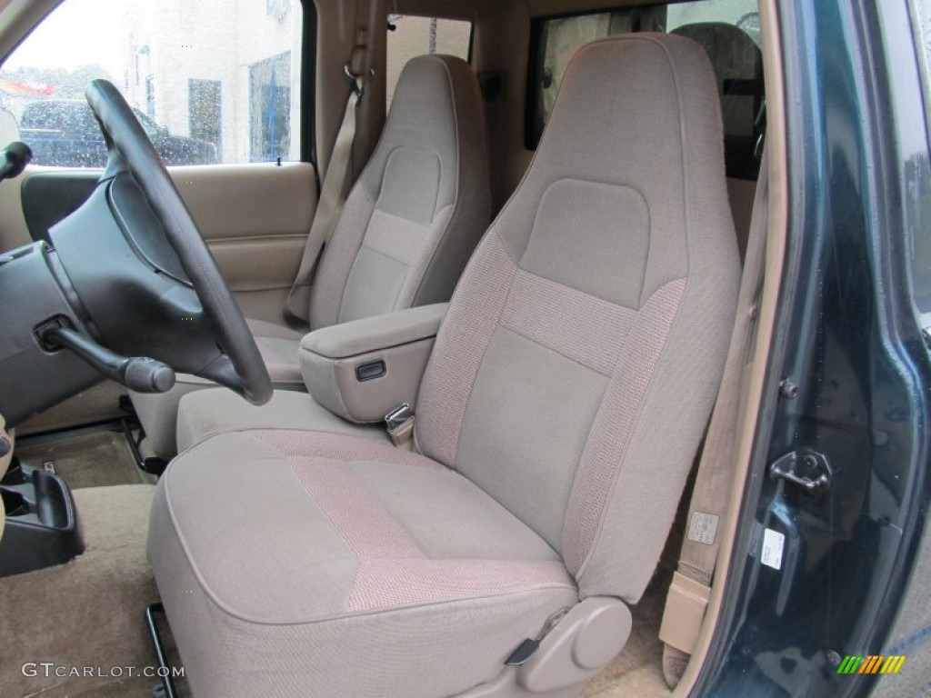 Gray Interior 1997 Mazda B-Series Truck B4000 SE Extended Cab 4x4 Photo #53669588
