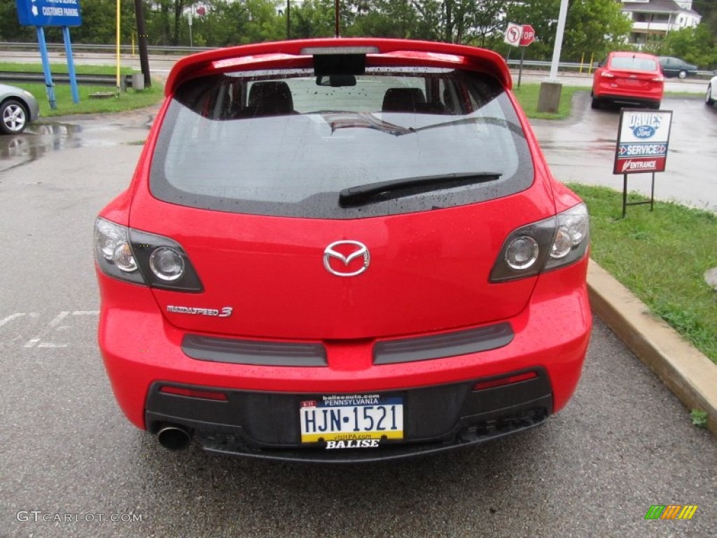 2008 MAZDA3 MAZDASPEED Sport - True Red / MAZDASPEED Gray/Black photo #3