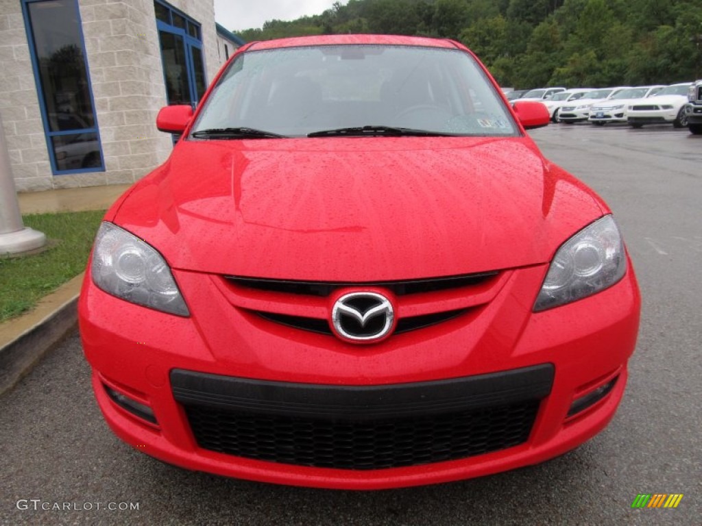 2008 MAZDA3 MAZDASPEED Sport - True Red / MAZDASPEED Gray/Black photo #6