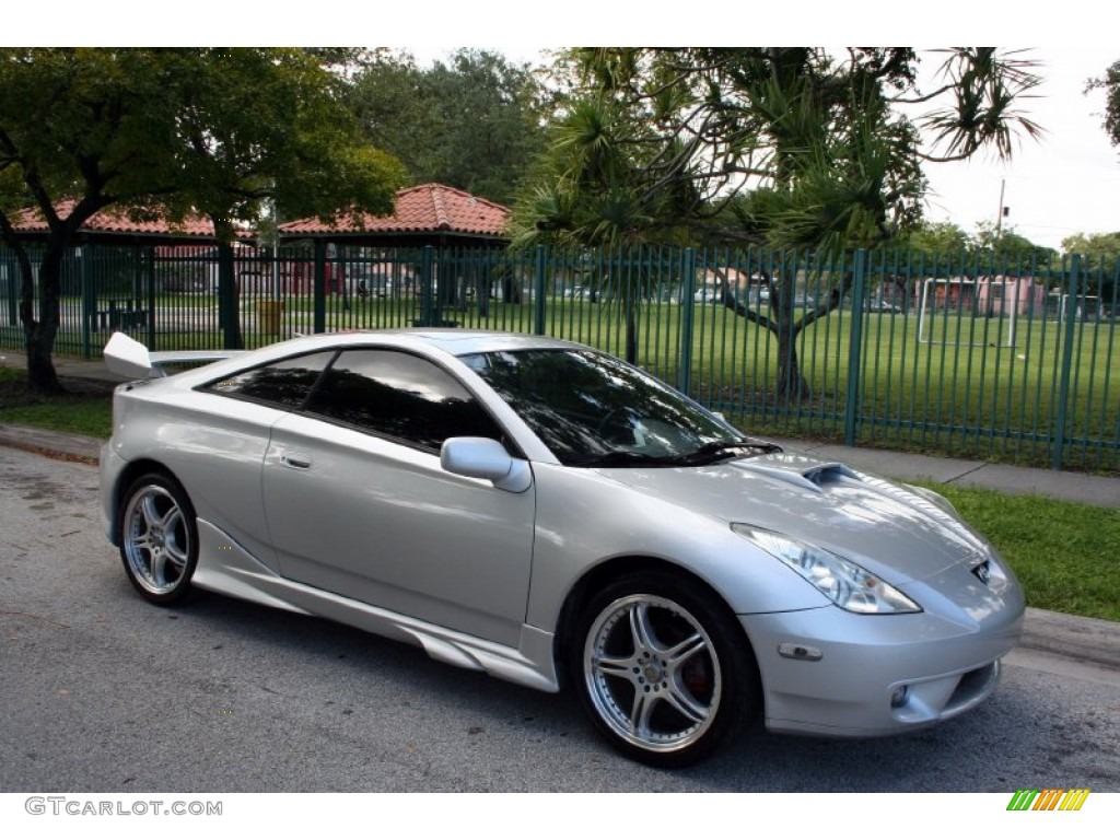 2001 Celica GT-S - Liquid Silver / Black photo #14