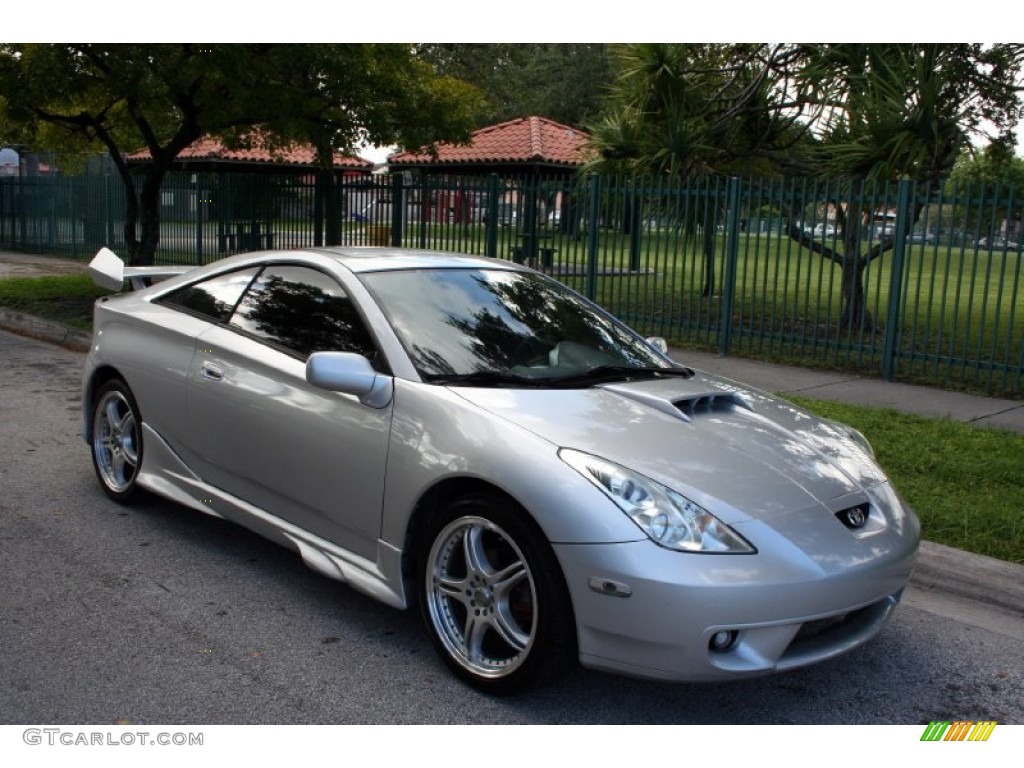 2001 Celica GT-S - Liquid Silver / Black photo #15