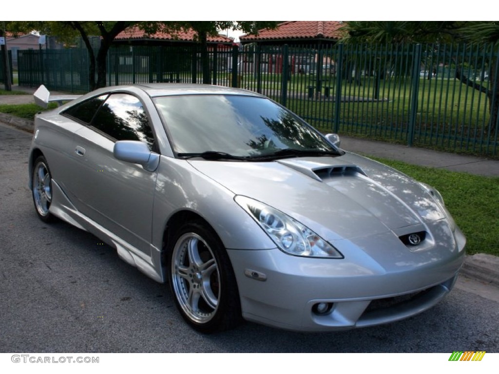 2001 Celica GT-S - Liquid Silver / Black photo #16