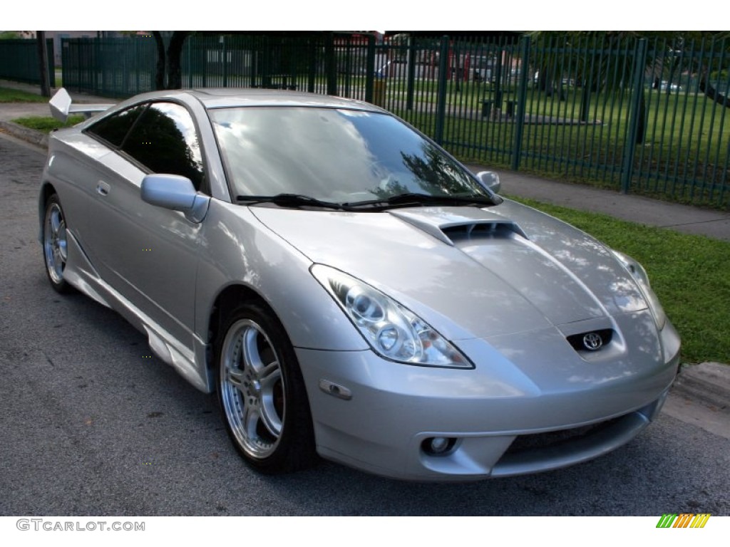2001 Celica GT-S - Liquid Silver / Black photo #17