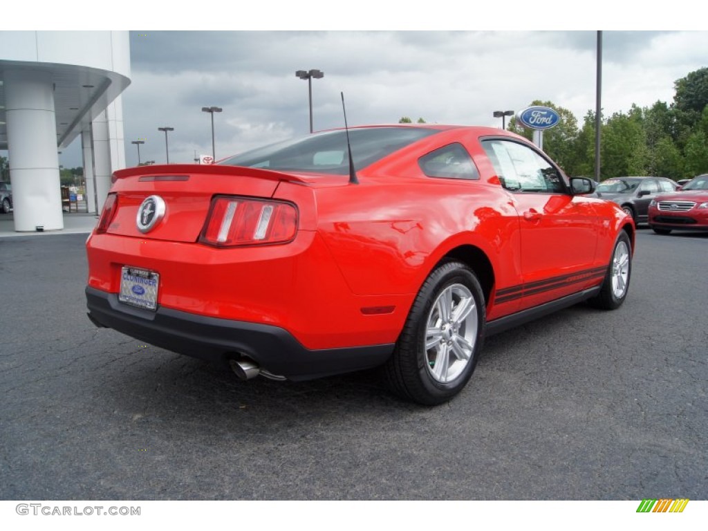 2012 Mustang V6 Coupe - Race Red / Charcoal Black photo #3