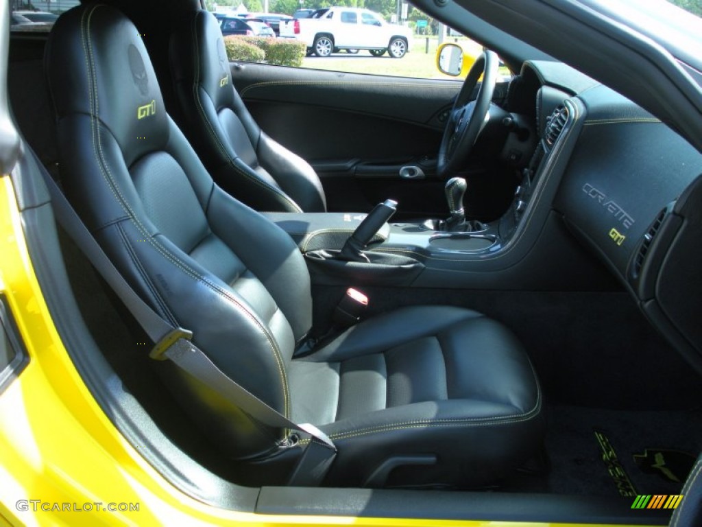 2009 Corvette Z06 GT1 Championship Edition - Velocity Yellow / Ebony photo #19