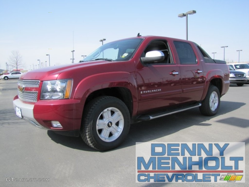 2007 Avalanche LT 4WD - Sport Red Metallic / Ebony photo #1