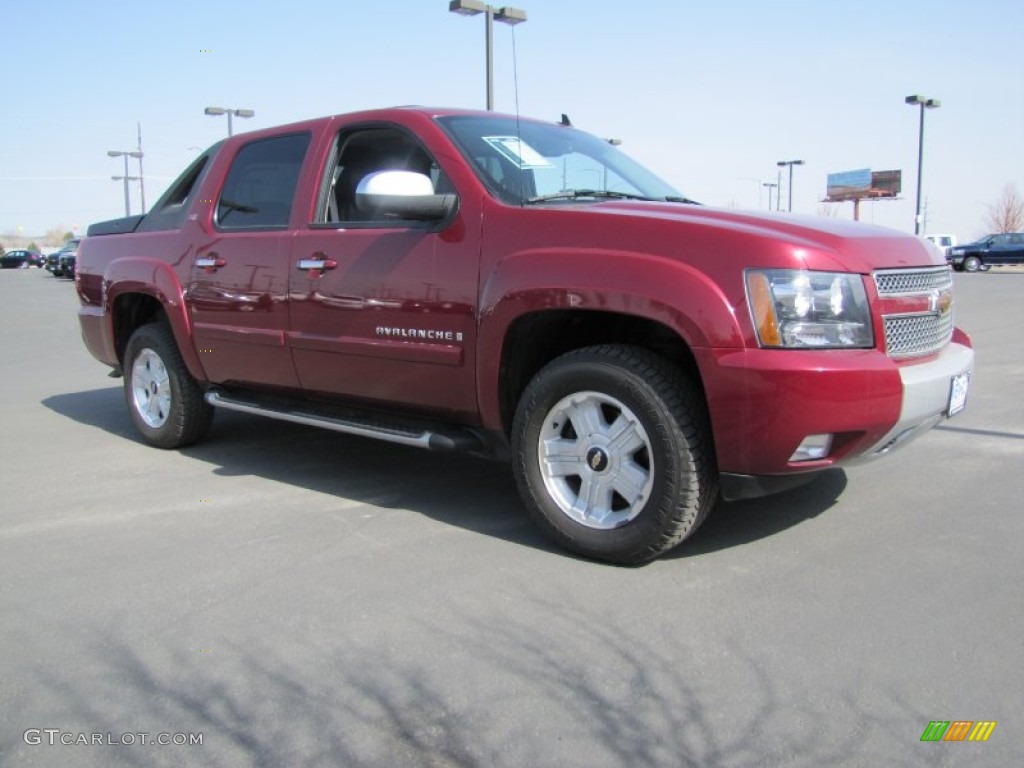 Sport Red Metallic 2007 Chevrolet Avalanche LT 4WD Exterior Photo #53674875