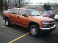 2005 Sunburst Orange Metallic Chevrolet Colorado LS Crew Cab 4x4  photo #13