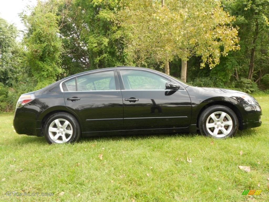 2009 Altima 2.5 SL - Super Black / Charcoal photo #9