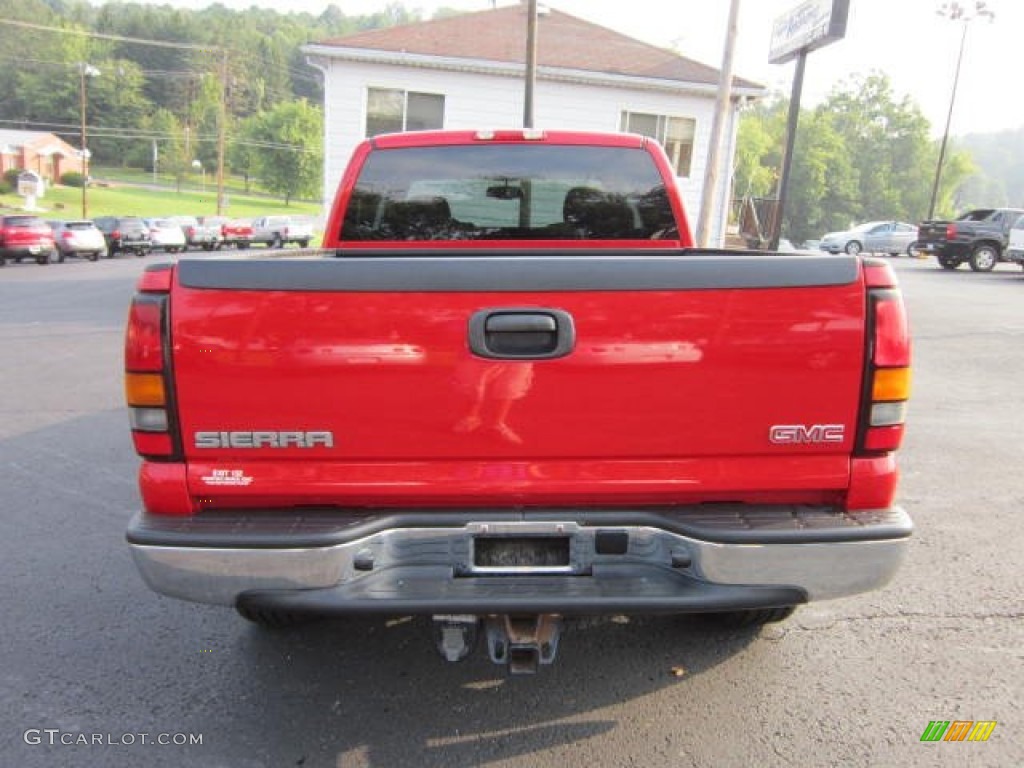 2006 Sierra 1500 Z71 Extended Cab 4x4 - Fire Red / Dark Pewter photo #6