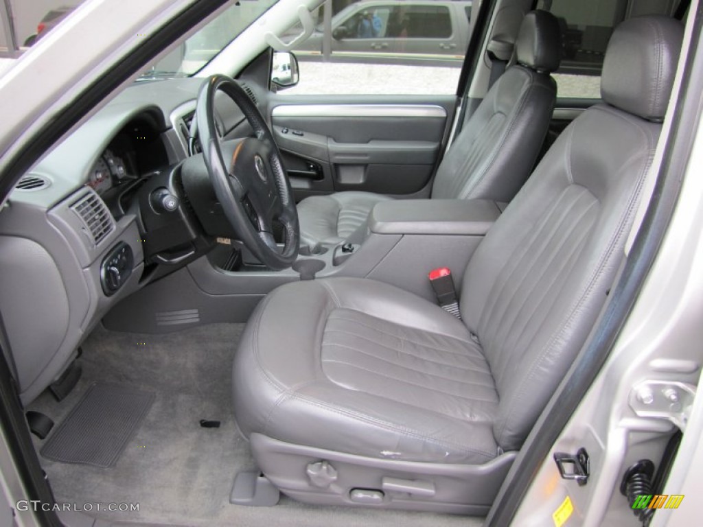 Dark Graphite Interior 2003 Mercury Mountaineer Convenience AWD Photo #53676507