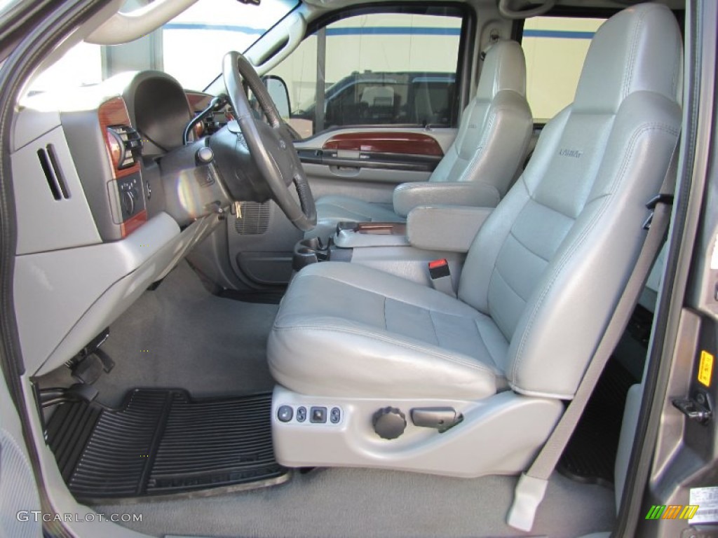 Medium Flint Interior 2007 Ford F350 Super Duty Lariat Crew Cab 4x4 Photo #53677758