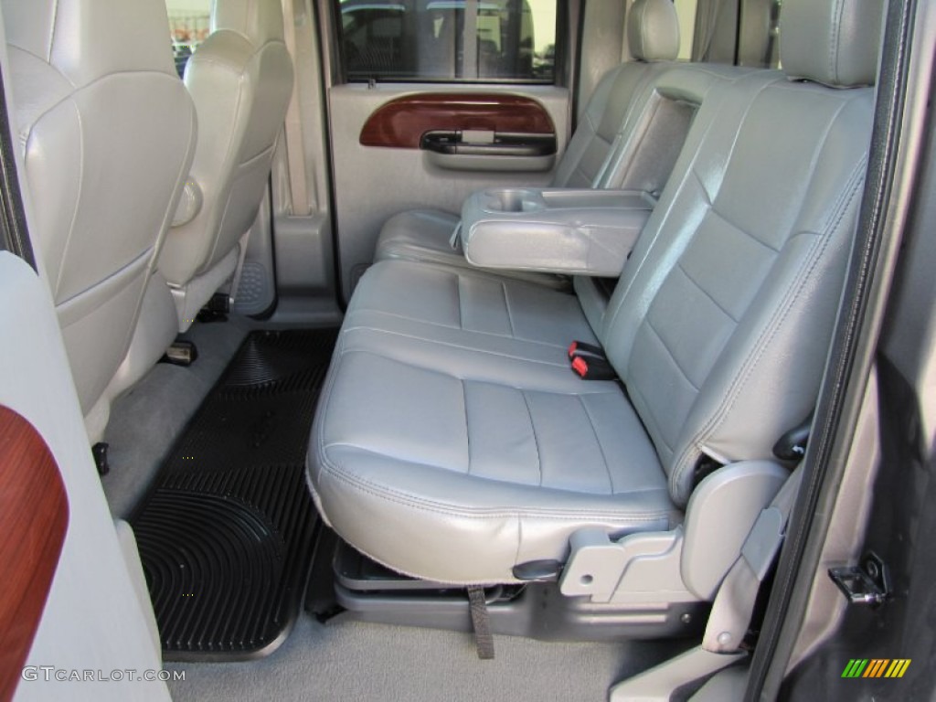 Medium Flint Interior 2007 Ford F350 Super Duty Lariat Crew Cab 4x4 Photo #53677878