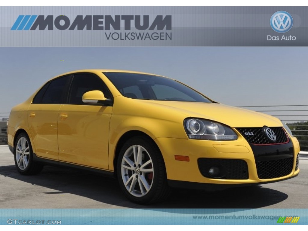 2007 Jetta GLI Fahrenheit Edition Sedan - Fahrenheit Yellow / Anthracite photo #1