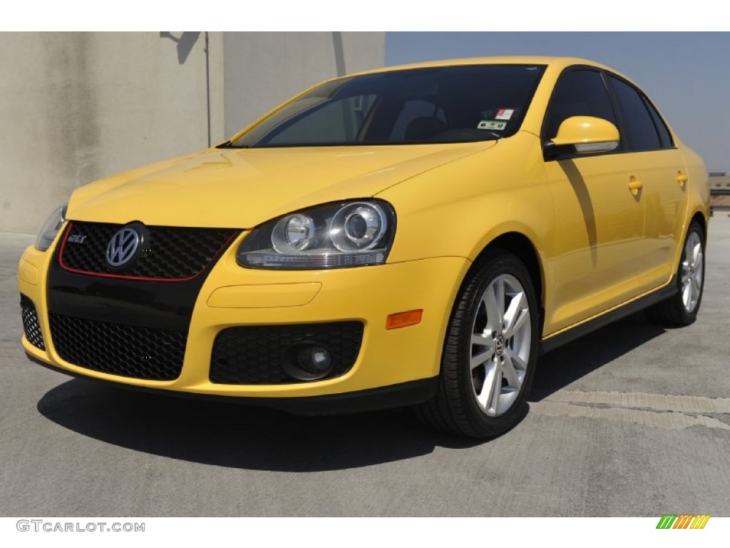 2007 Jetta GLI Fahrenheit Edition Sedan - Fahrenheit Yellow / Anthracite photo #3