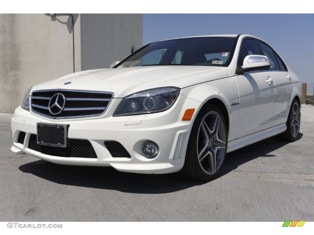 Arctic White 2009 Mercedes-Benz C 63 AMG Exterior Photo #53679045