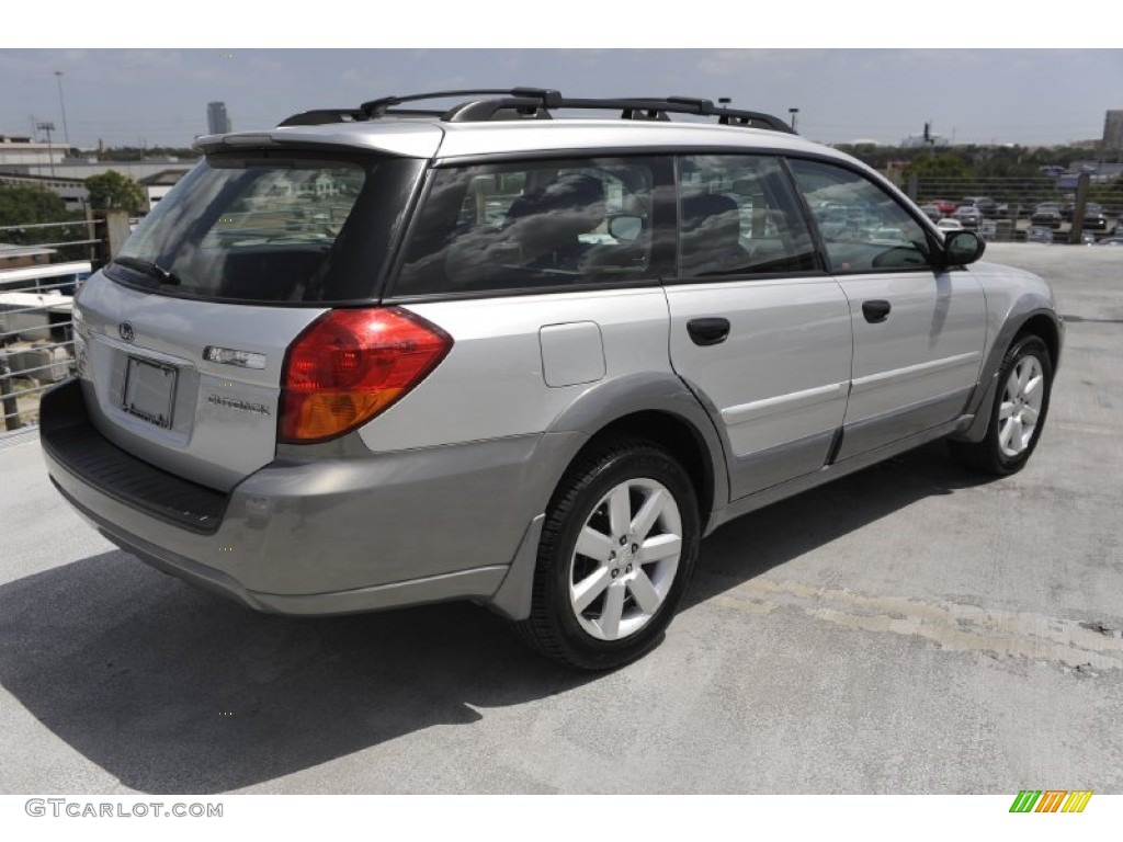 2007 Outback 2.5i Wagon - Brilliant Silver Metallic / Warm Ivory Tweed photo #7