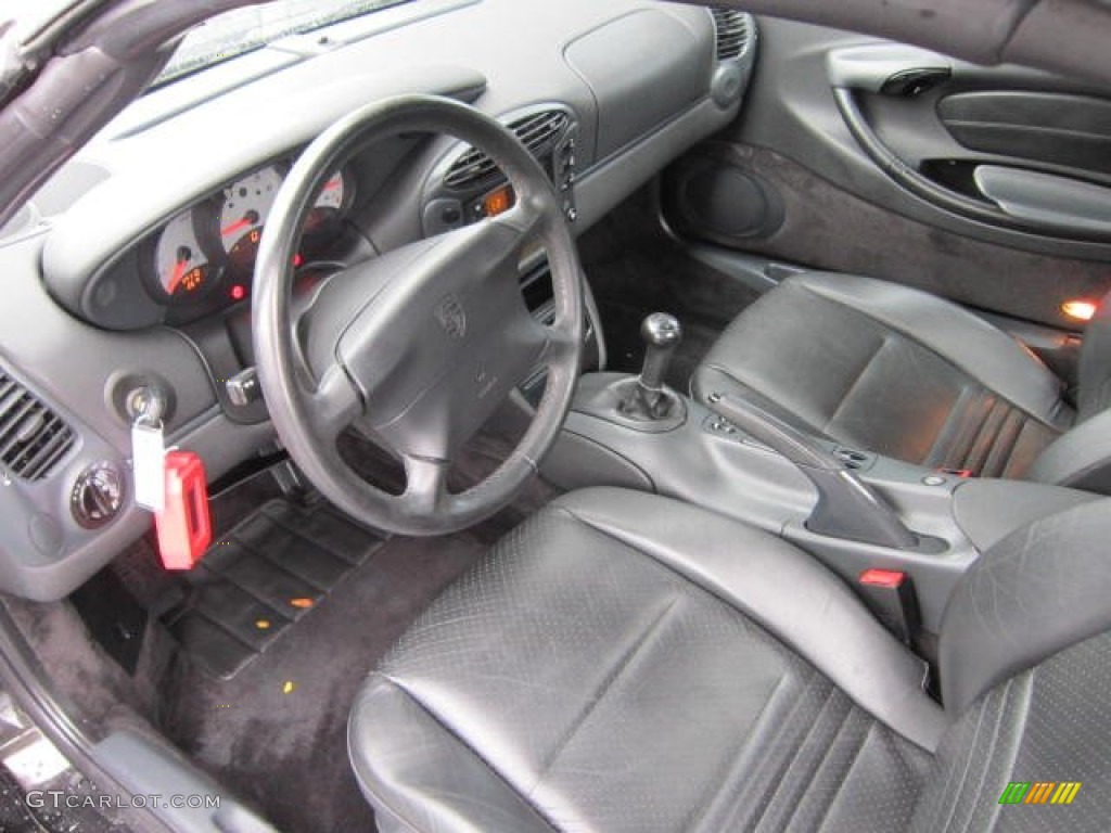 Black Interior 1998 Porsche Boxster Standard Boxster Model Photo #53679447