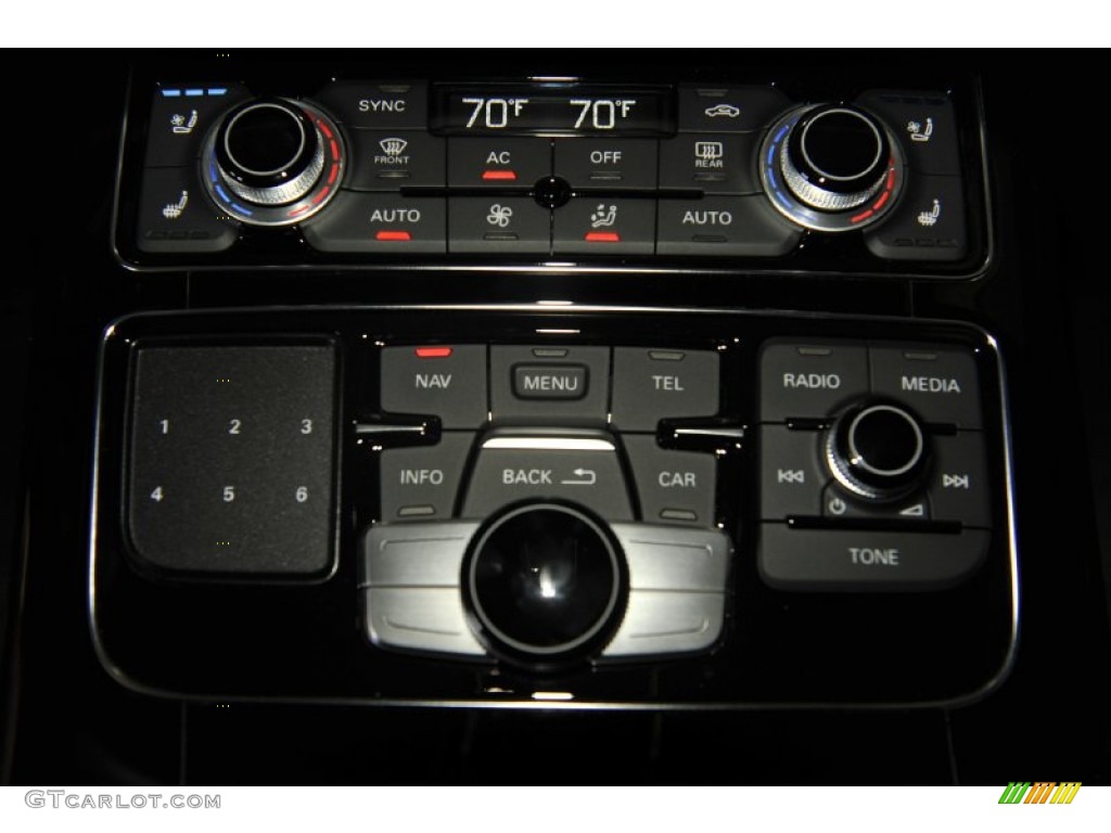 2012 Audi A8 L W12 6.3 Controls Photo #53679810