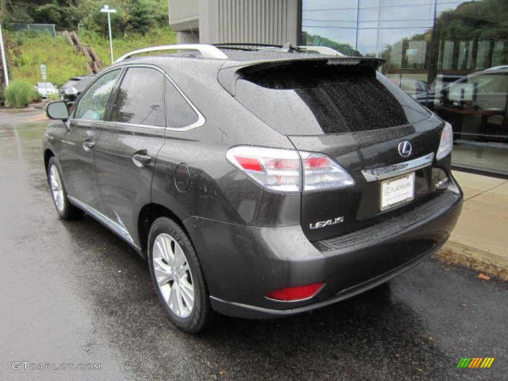 2010 RX 450h AWD Hybrid - Truffle Brown Mica / Black/Brown Walnut photo #3