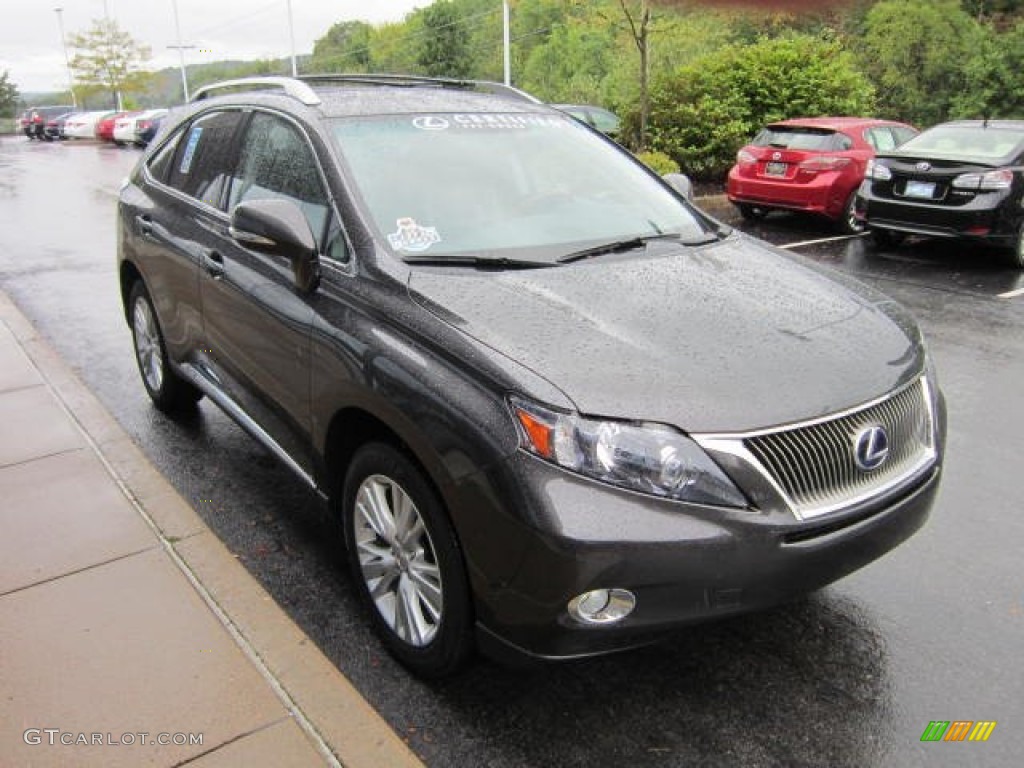 2010 RX 450h AWD Hybrid - Truffle Brown Mica / Black/Brown Walnut photo #6