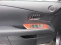 Black/Brown Walnut 2010 Lexus RX 450h AWD Hybrid Door Panel