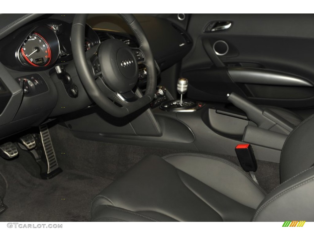 Black Fine Nappa Leather Interior 2011 Audi R8 5.2 FSI quattro Photo #53680254