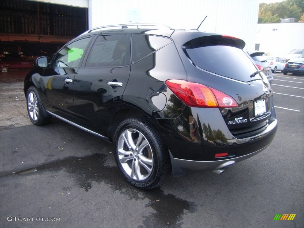 2009 Murano LE AWD - Super Black / Black photo #2