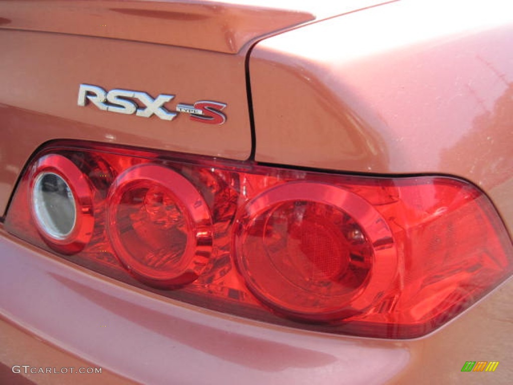 2006 RSX Type S Sports Coupe - Blaze Orange Metallic / Ebony photo #6