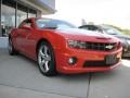 2011 Inferno Orange Metallic Chevrolet Camaro SS Coupe  photo #4