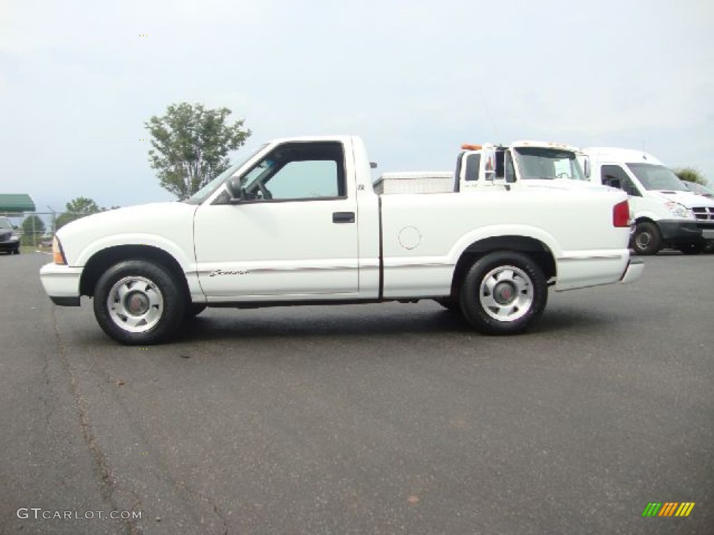 1999 Sonoma SLS Regular Cab - Summit White / Pewter photo #2