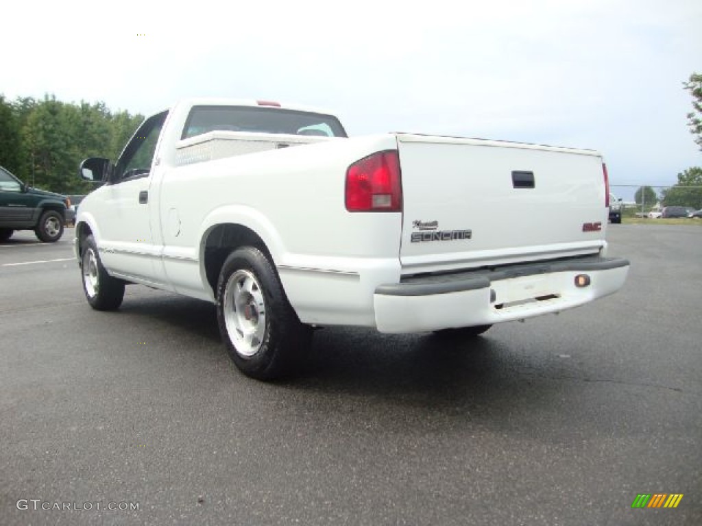 1999 Sonoma SLS Regular Cab - Summit White / Pewter photo #3