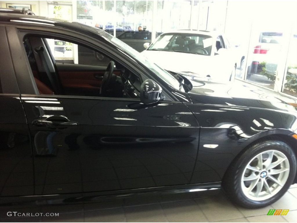 2010 3 Series 328i Sedan - Black Sapphire Metallic / Chestnut Brown Dakota Leather photo #15