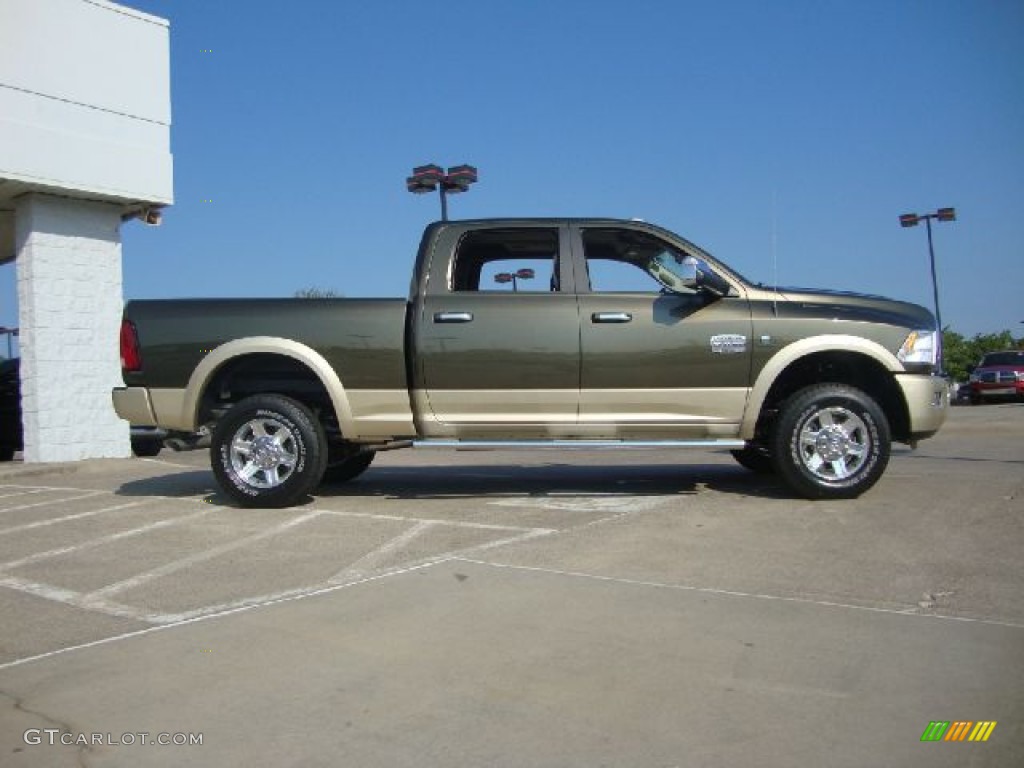 Sagebrush Pearl 2012 Dodge Ram 2500 HD Laramie Longhorn Crew Cab 4x4 Exterior Photo #53686818