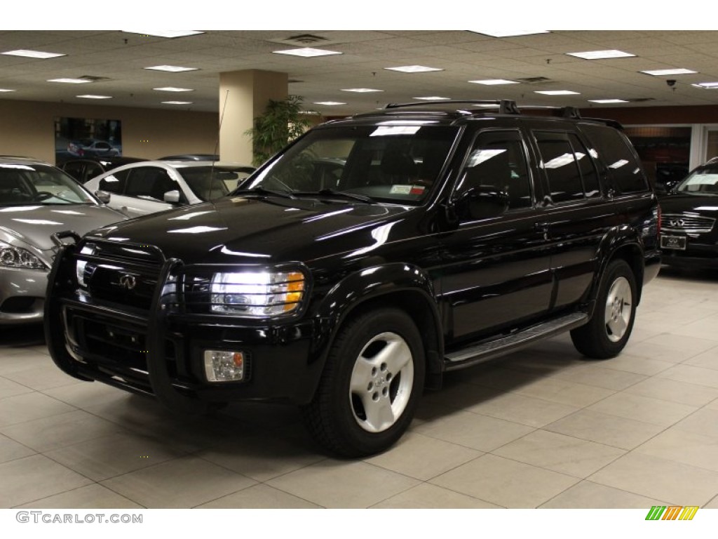 2001 QX4 4x4 - Black Obsidian / Graphite photo #1