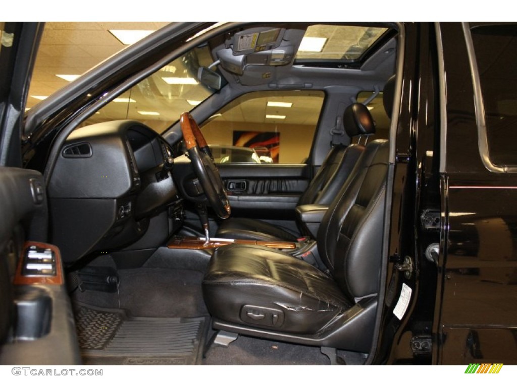 2001 QX4 4x4 - Black Obsidian / Graphite photo #7