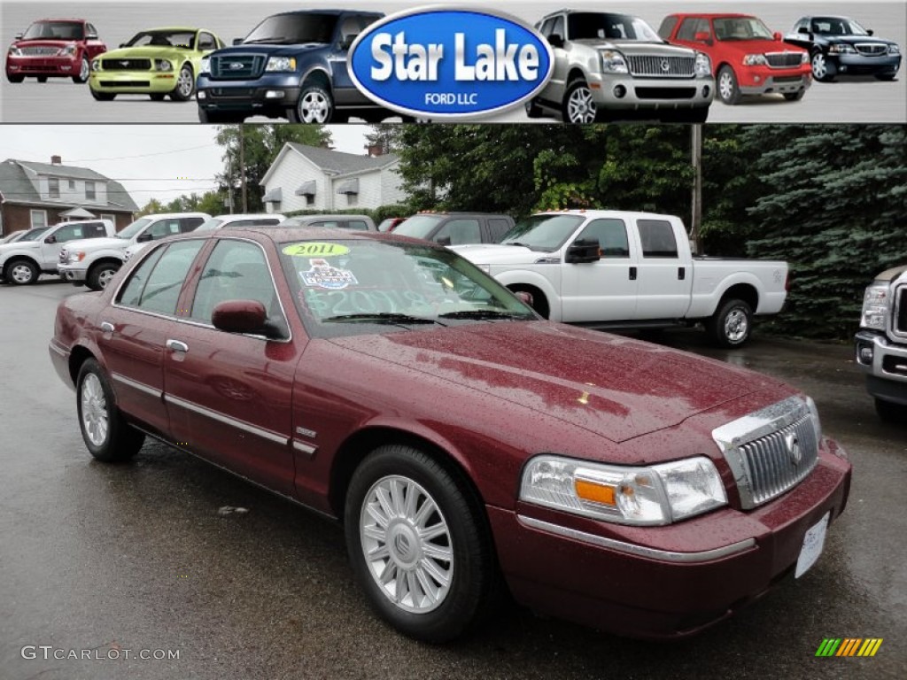 Dark Toreador Red Metallic Mercury Grand Marquis