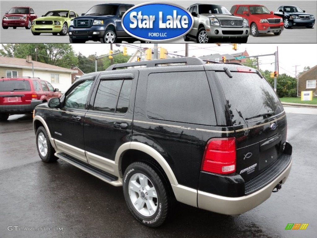 2005 Explorer Eddie Bauer 4x4 - Black / Medium Parchment photo #5