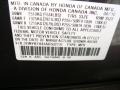 NH736MX: Grigio Metallic 2010 Acura ZDX AWD Technology Color Code