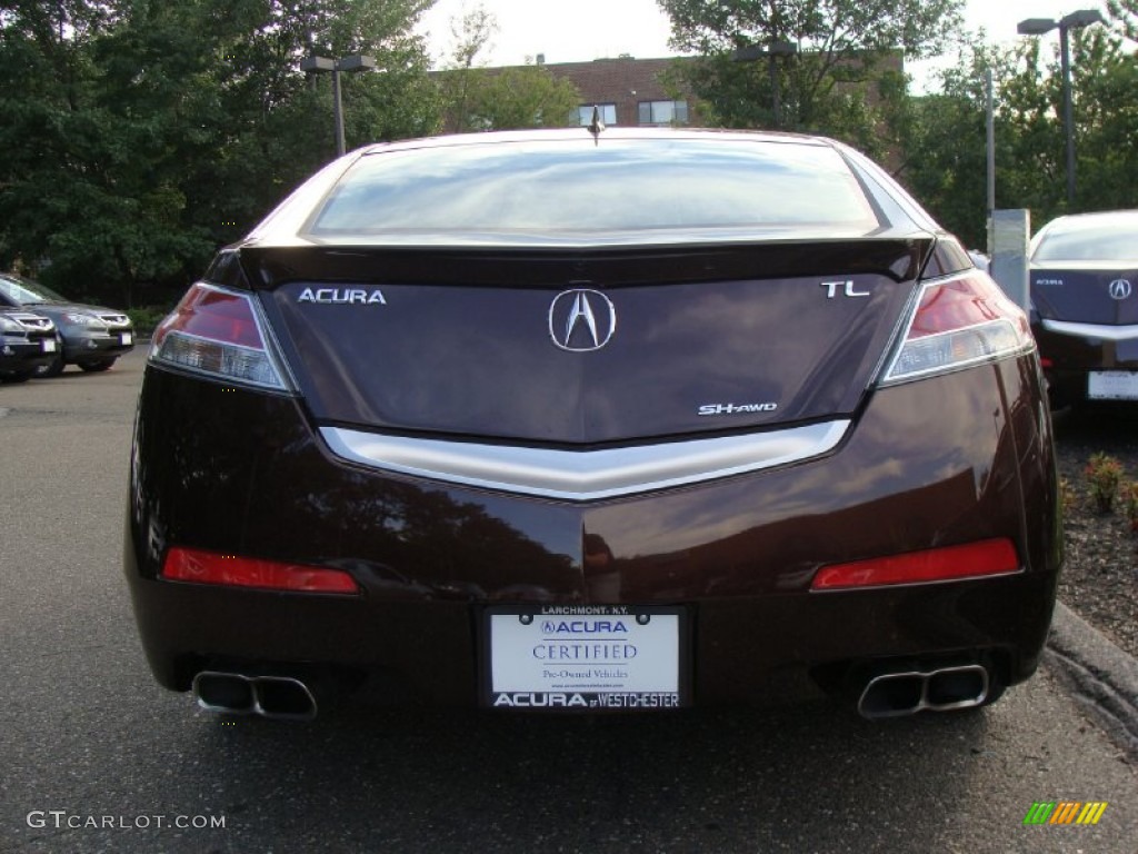 2009 TL 3.7 SH-AWD - Mayan Bronze Metallic / Ebony photo #7