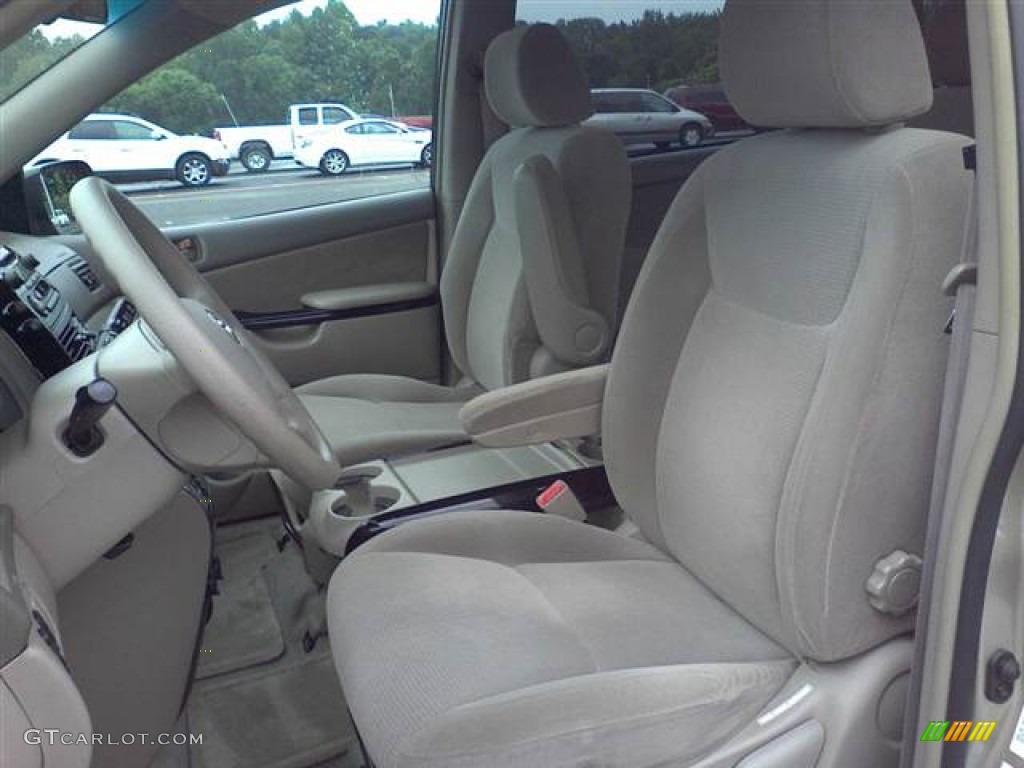 Stone Gray Interior 2004 Toyota Sienna LE AWD Photo #53689797