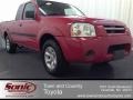 2002 Aztec Red Nissan Frontier XE King Cab  photo #1