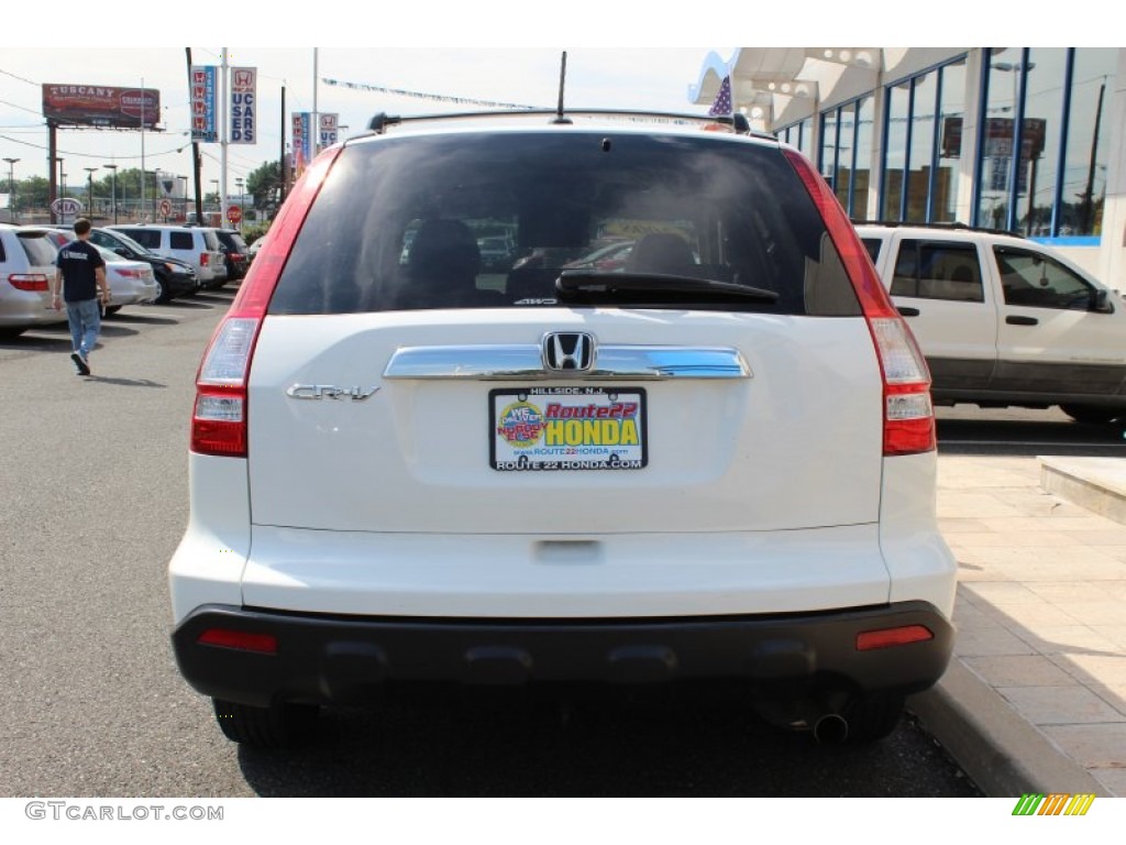 2008 CR-V EX-L 4WD - Taffeta White / Gray photo #5