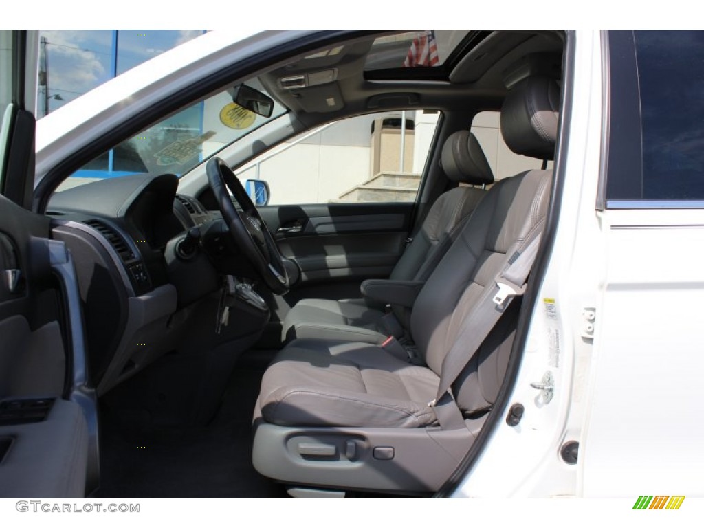 2008 CR-V EX-L 4WD - Taffeta White / Gray photo #7