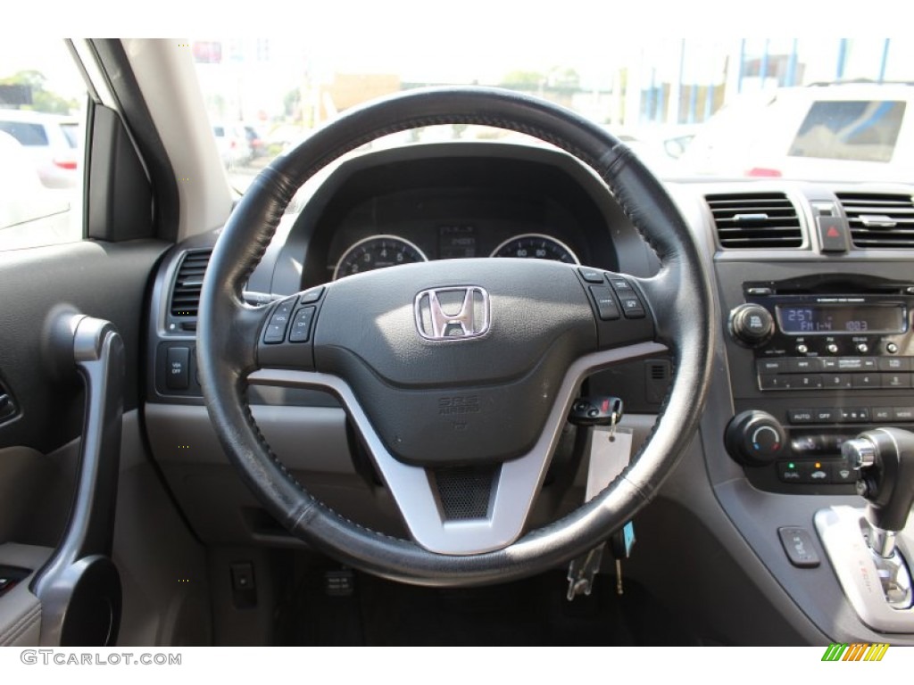 2008 CR-V EX-L 4WD - Taffeta White / Gray photo #12