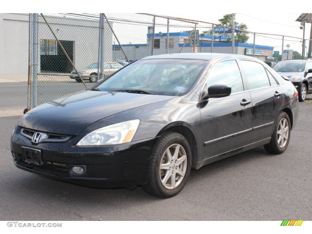 2004 Accord EX V6 Sedan - Nighthawk Black Pearl / Ivory photo #1