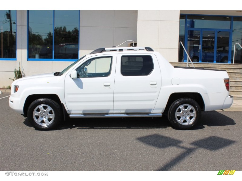 2008 Ridgeline RTL - White / Beige photo #3