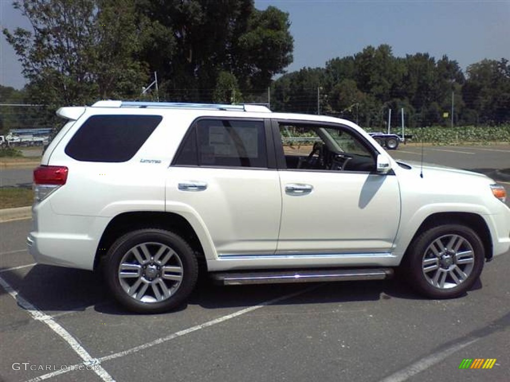 2011 4Runner Limited 4x4 - Blizzard White Pearl / Black Leather photo #4