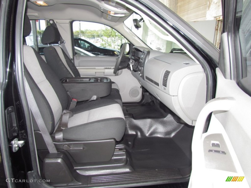 2008 Silverado 1500 Work Truck Extended Cab - Black / Dark Titanium photo #11