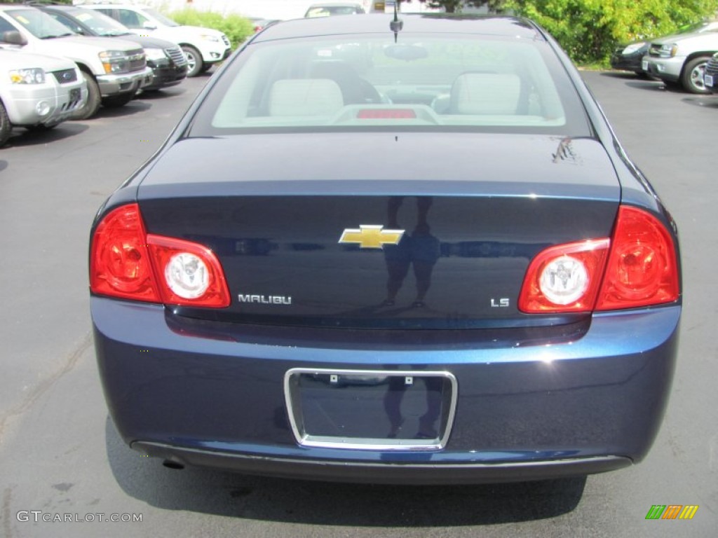 2008 Malibu LS Sedan - Imperial Blue Metallic / Titanium Gray photo #13